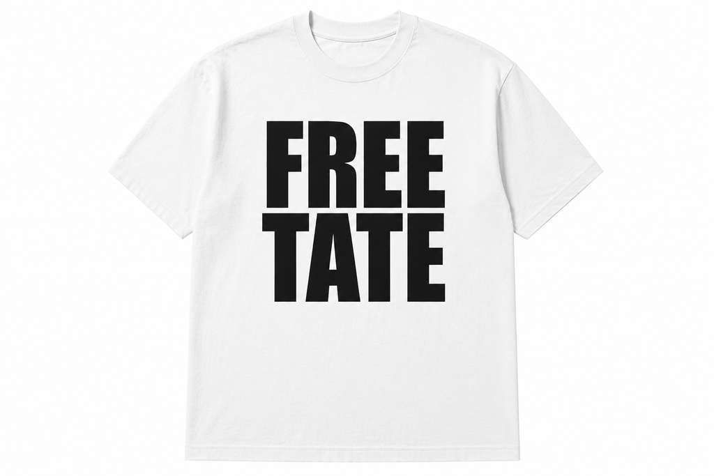 FREE TATE Premium Heavyweight Tee — White