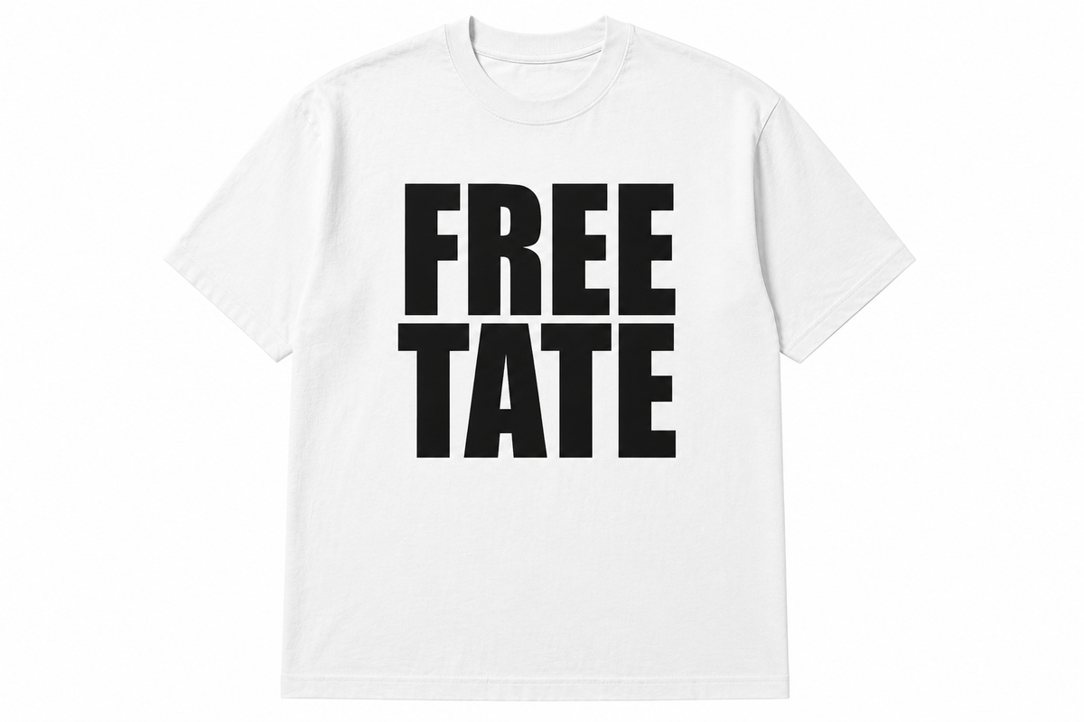 FREE TATE Premium Heavyweight Tee — White