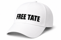 FREE TATE Embroidered Dad Hat — White