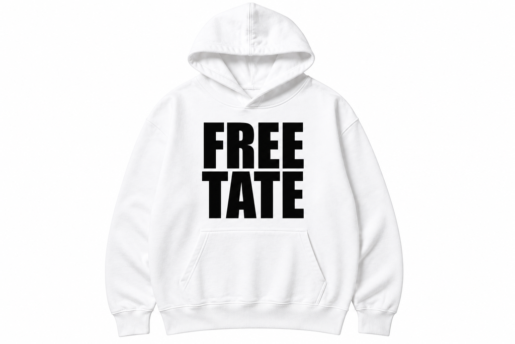 FREE TATE Premium Hoodie — White